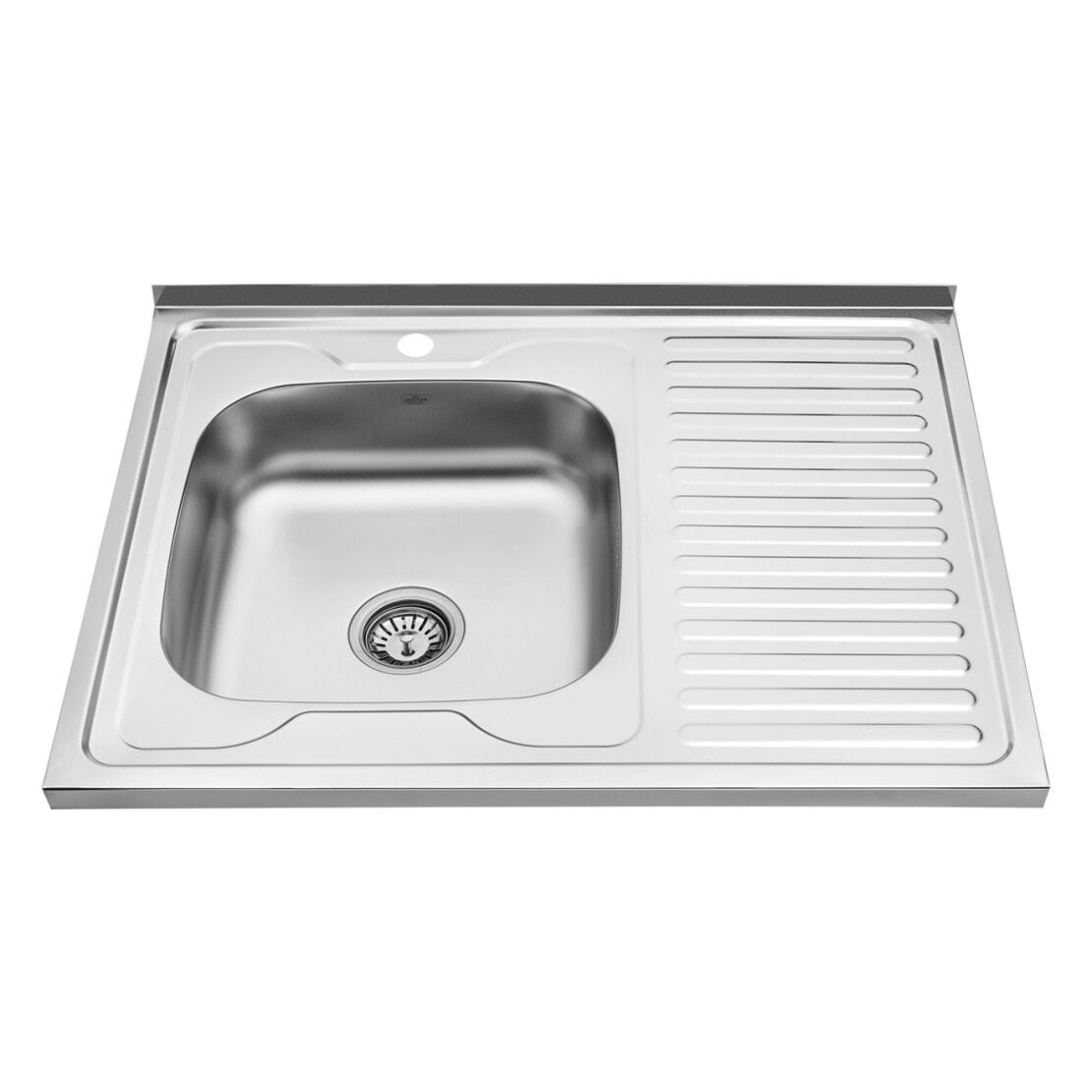 Мийка кухонна накладна 8060 L (0,6\160)мм Ліва Satin KRONER