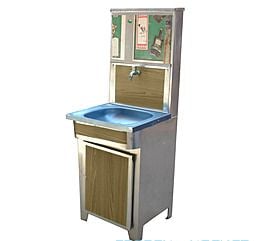 Мийка кухонна накладна 4050 (Мойдодир) наклейка Satin UA