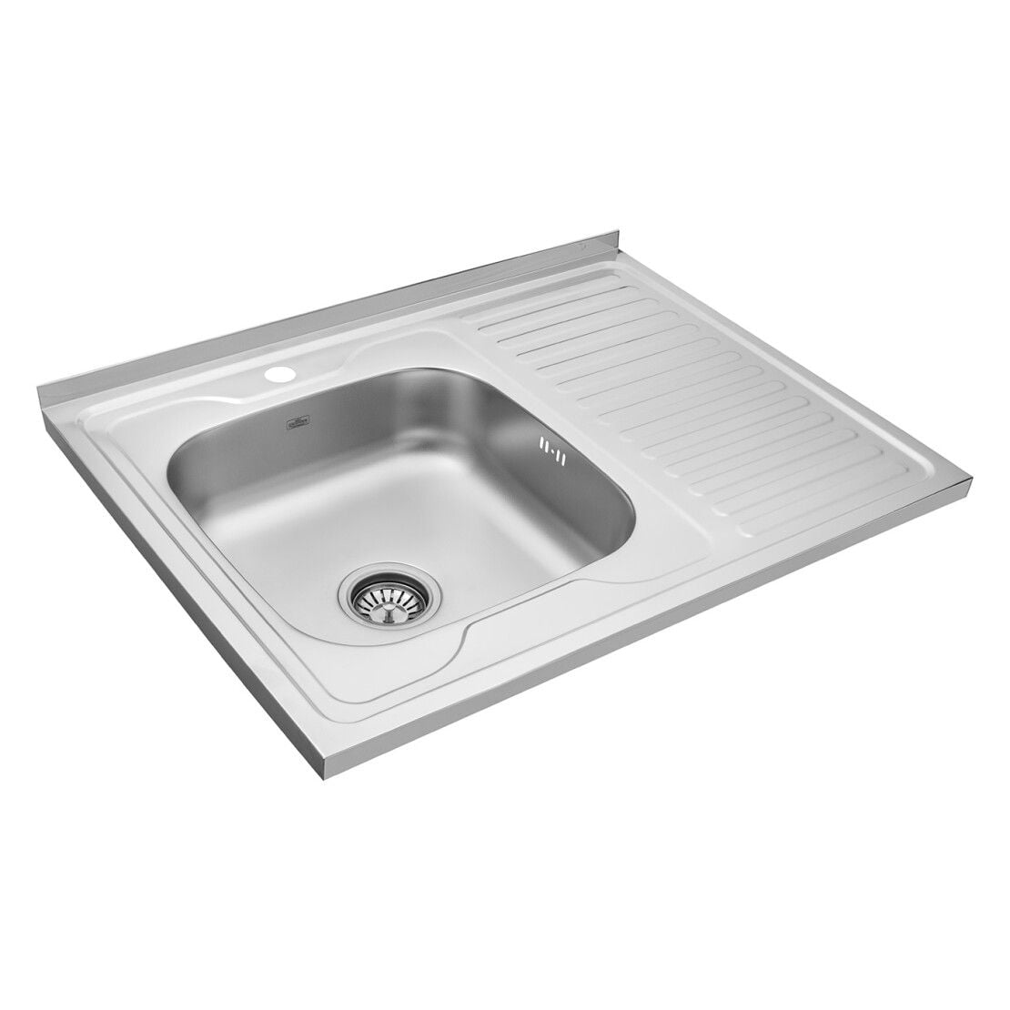 Мийка кухонна накладна 8060 L (0,6\160)мм Ліва Decor KRONER