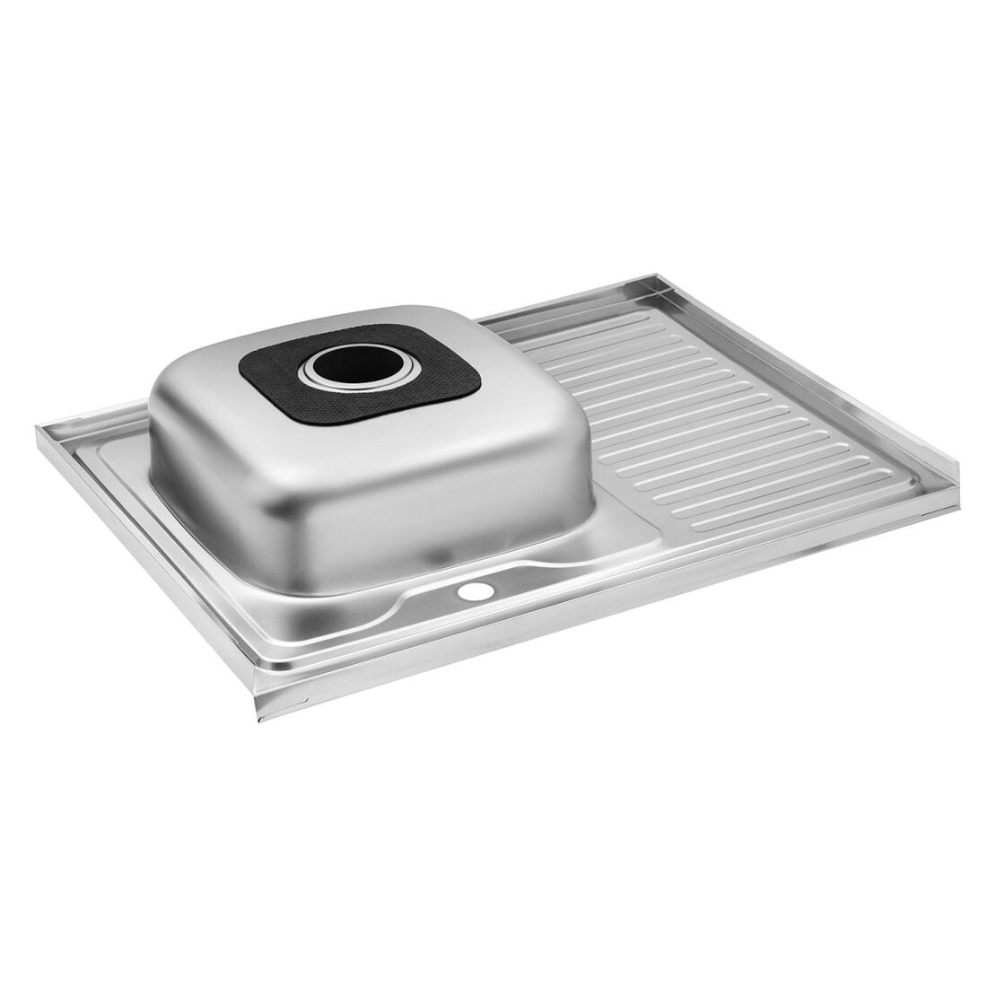 Мийка кухонна накладна 8060 L (0,6\160)мм Ліва Decor KRONER