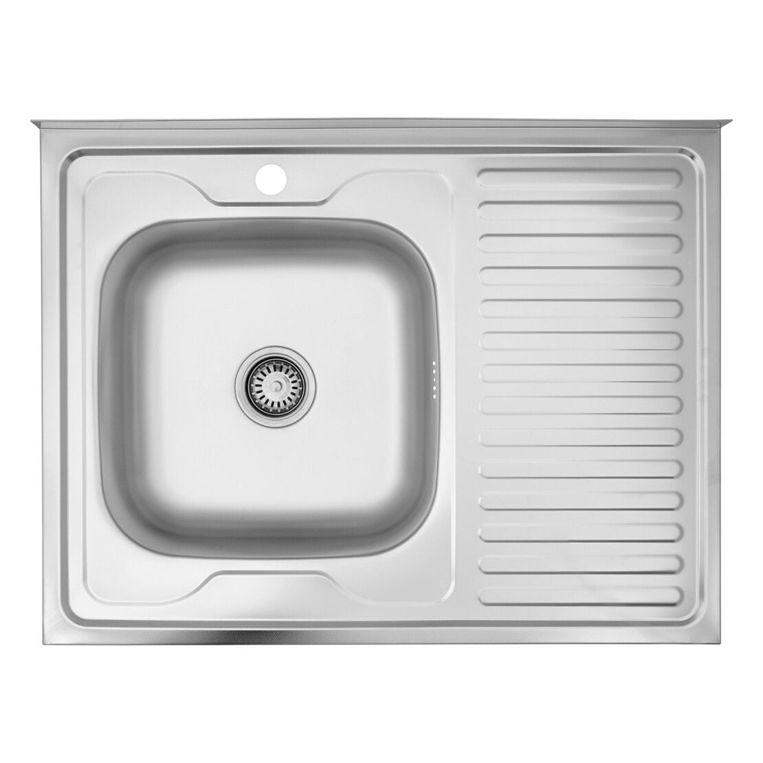 Мийка кухонна накладна 8060 L (0,6\160)мм Ліва Decor KRONER