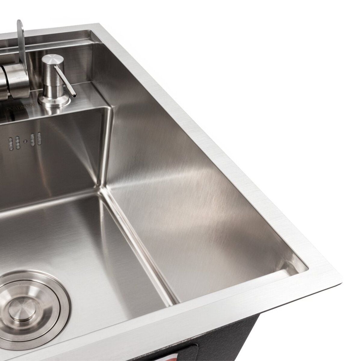 Мийка кухонна Handmade TZ 4050 прихована Satin Brash PLATINUM