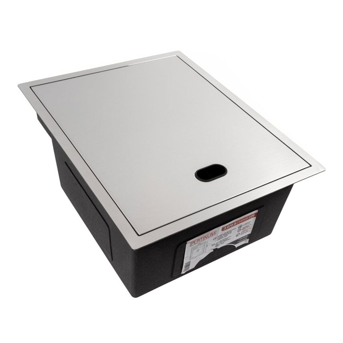 Мийка кухонна Handmade TZ 4050 прихована Satin Brash PLATINUM