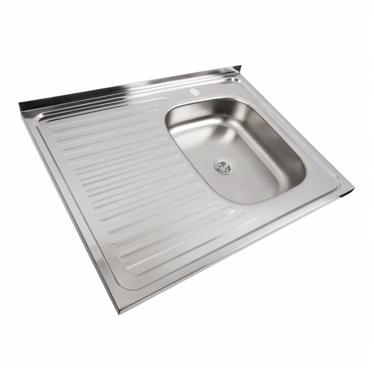 Мийка кухонна накладна 8060 R (0,4)мм Права Polish UA