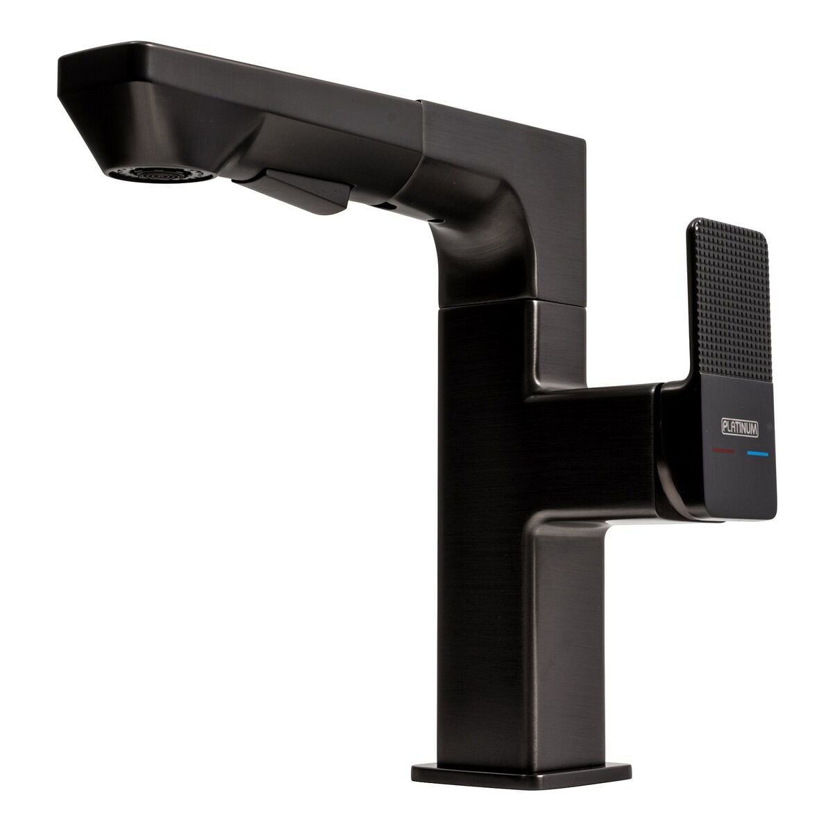 Змішувач для раковини А238 с індікатором PVD Black PLATINUM