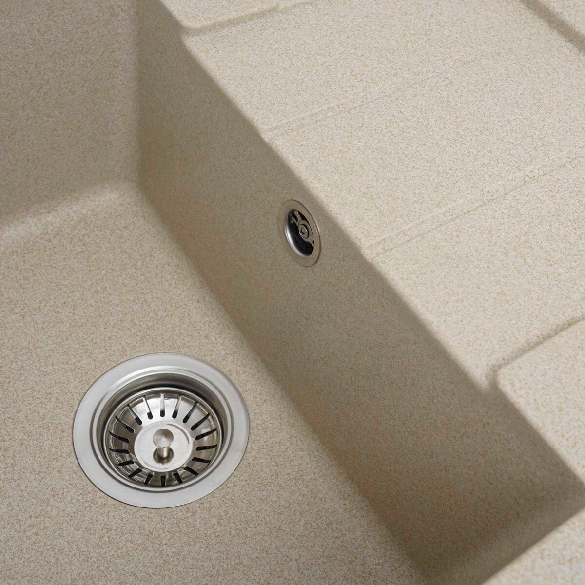 Мийка кухонна гранітна 6550 INTENSO матова (Сафарі) VALESO