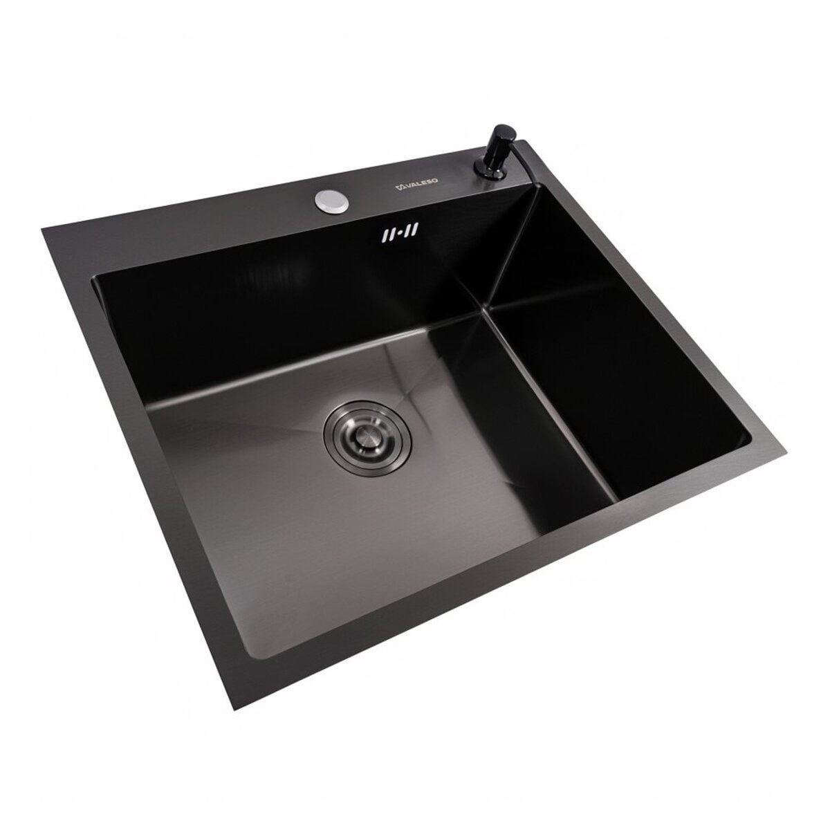 Мийка кухонна Handmade 6050 (3,0\0,8) PVD Black Brash VALESO