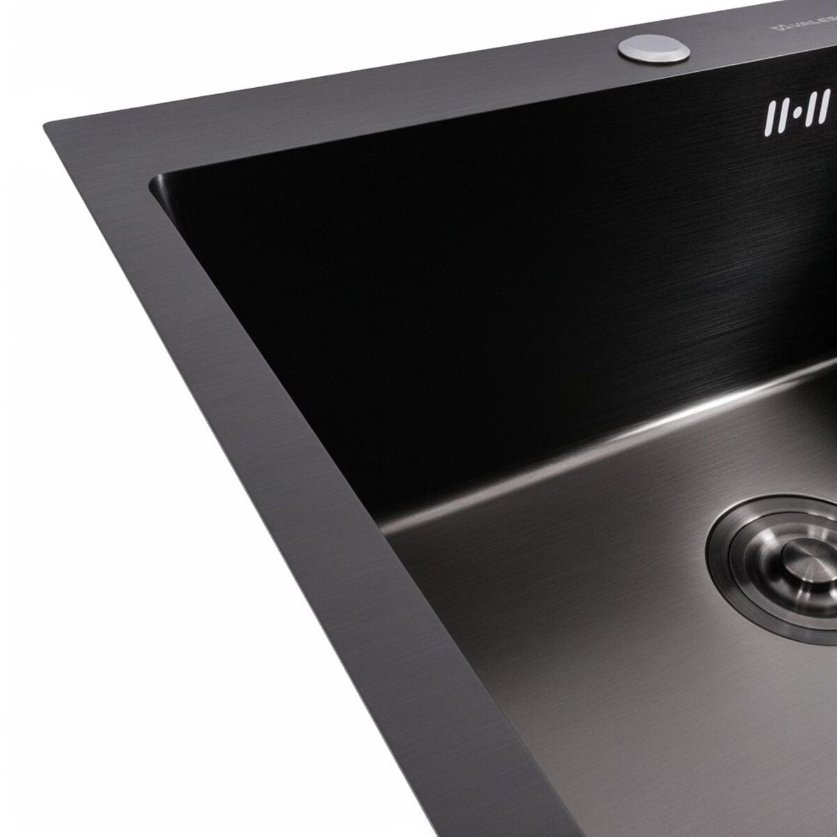 Мийка кухонна Handmade 6050 (3,0\0,8) PVD Black Brash VALESO