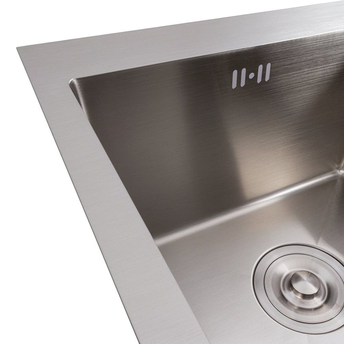 Мийка кухонна Handmade СМ 7848 (3,0\0,8) подвійна Satin Brash VALESO