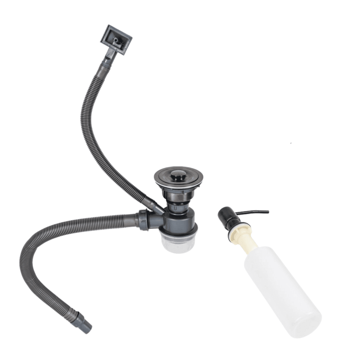 Мийка кухонна Handmade 4545 (3,0\0,8) PVD Black Brash VALESO