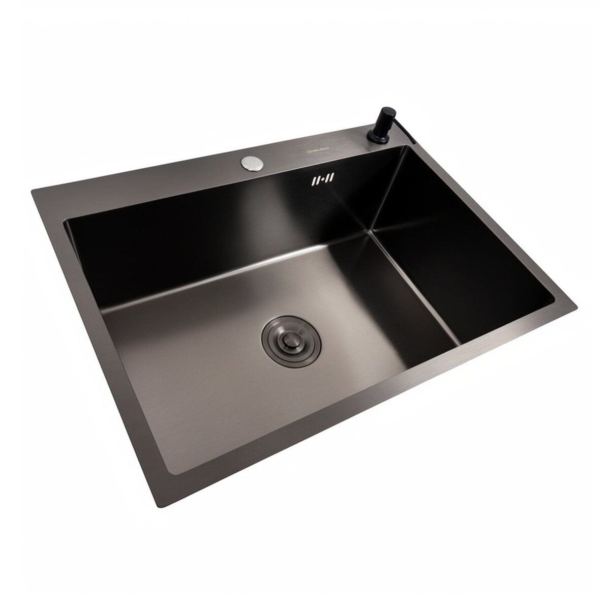 Мийка кухонна Handmade 7050 (3,0\0,8) PVD Black Brash VALESO