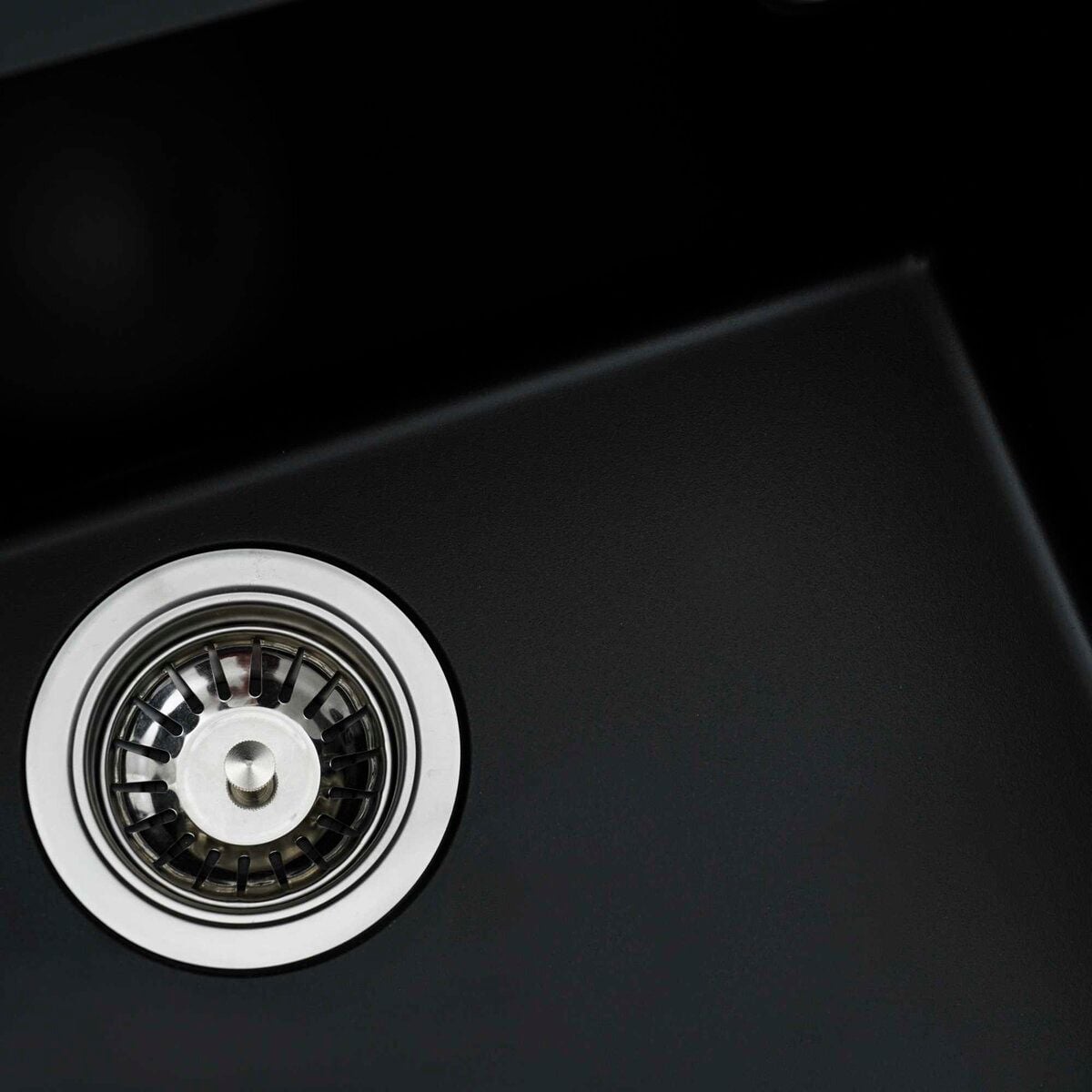 Мийка кухонна гранітна 5444 OASIS матова (Чорна) VALESO