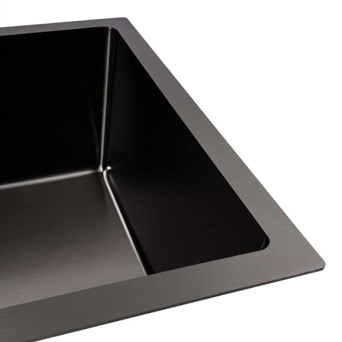 Мийка кухонна Handmade 5843 (3,0\0,8) під столешню PVD Black Brash VALESO