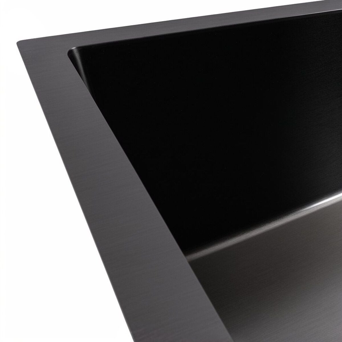 Мийка кухонна Handmade 5843 (3,0\0,8) під столешню PVD Black Brash VALESO