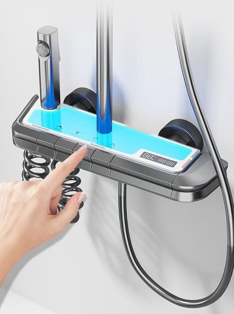 Душова система NKS078 з індікатором PVD Black VALESO