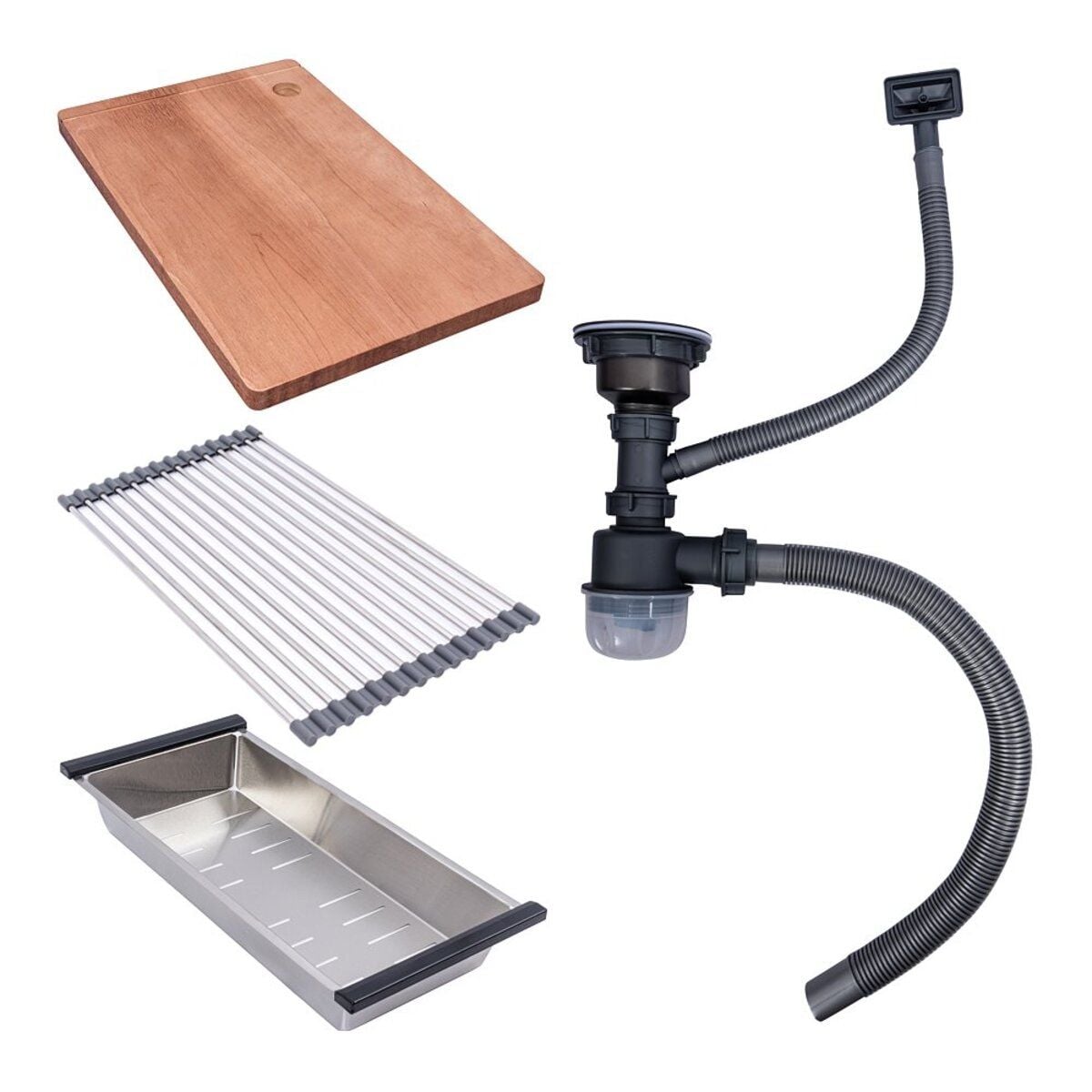 Мийка кухонна Handmade 4444 (3,0\0,8) під столешню PVD Black Brash VALESO