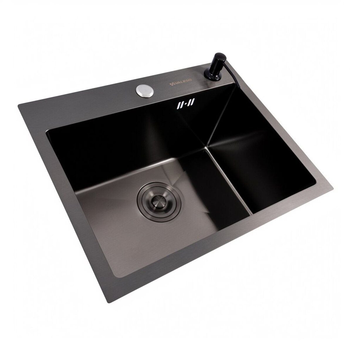 Мийка кухонна Handmade 5040 (3,0\0,8) PVD Black Brash VALESO
