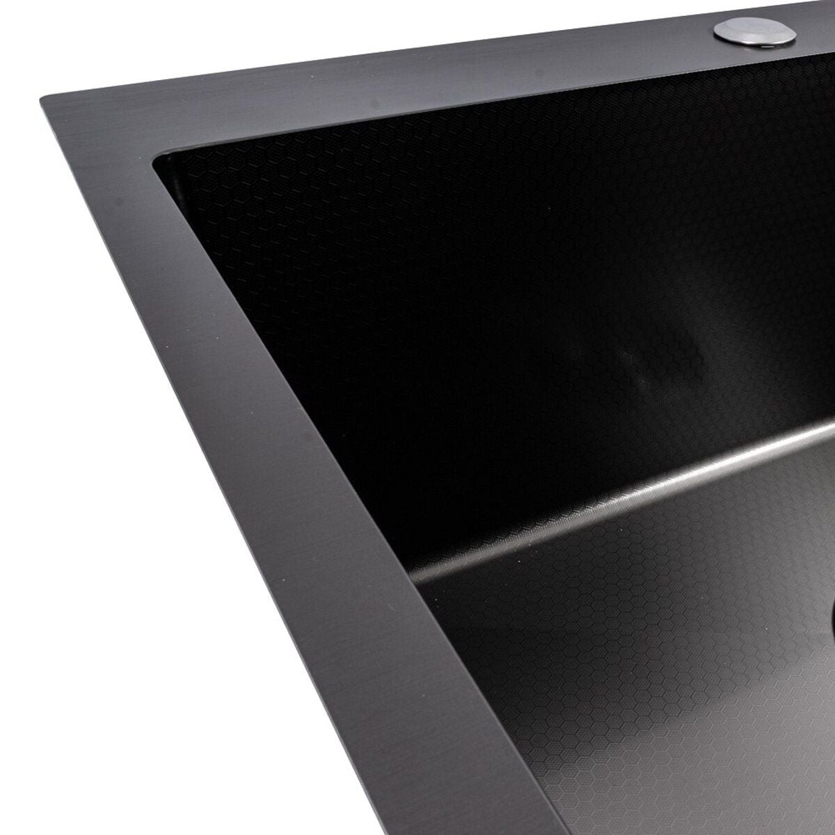 Мийка кухонна Handmade 6050 (3,0\0,8) PVD Black Decor VALESO