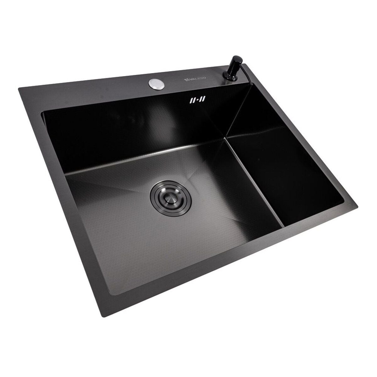 Мийка кухонна Handmade 6050 (3,0\0,8) PVD Black Decor VALESO