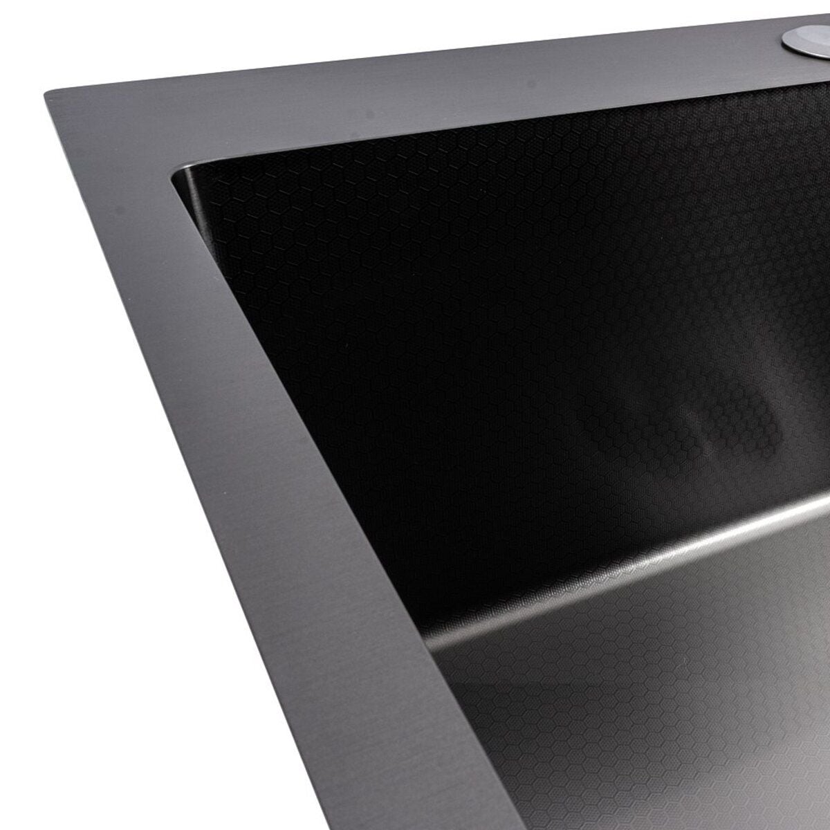 Мийка кухонна Handmade 5843 (3,0\0,8) PVD Black Decor VALESO