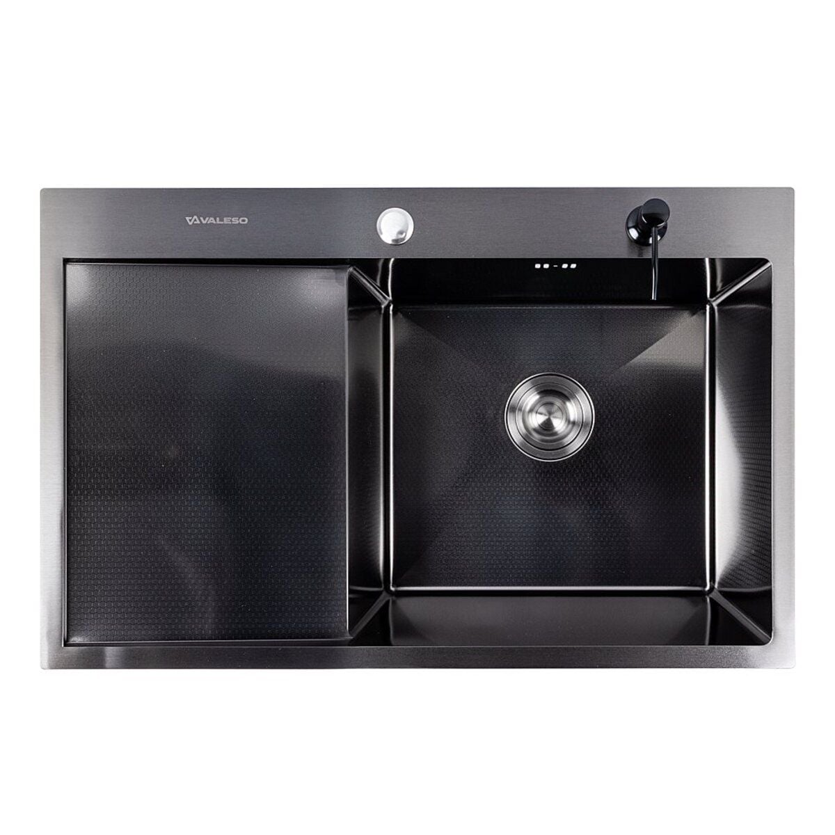 Мийка кухонна Handmade СМ 7850 R (3,0\0,8) Права PVD Black Decor VALESO