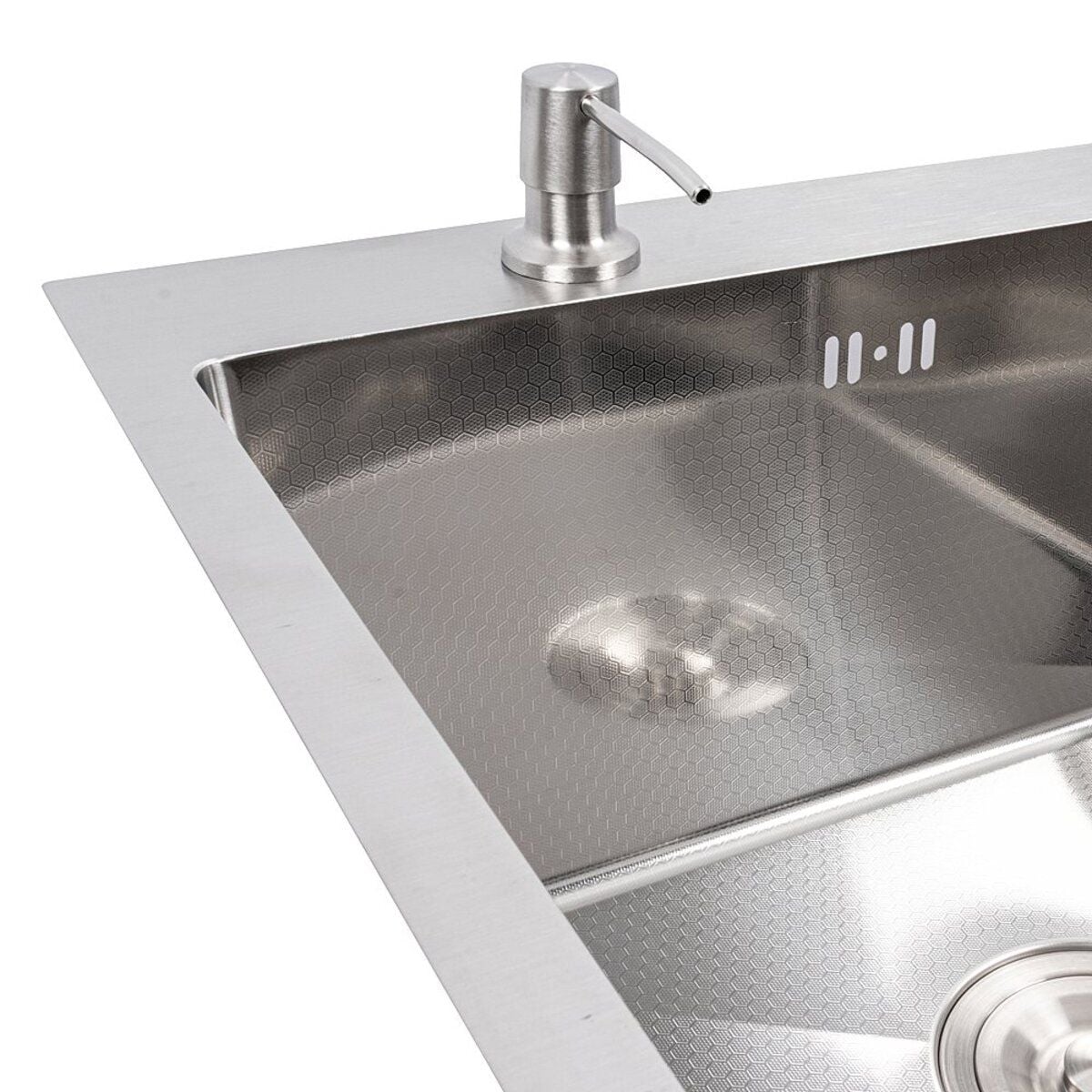 Мийка кухонна Handmade СМ 7850 L (3,0\0,8) Ліва Satin Decor VALESO