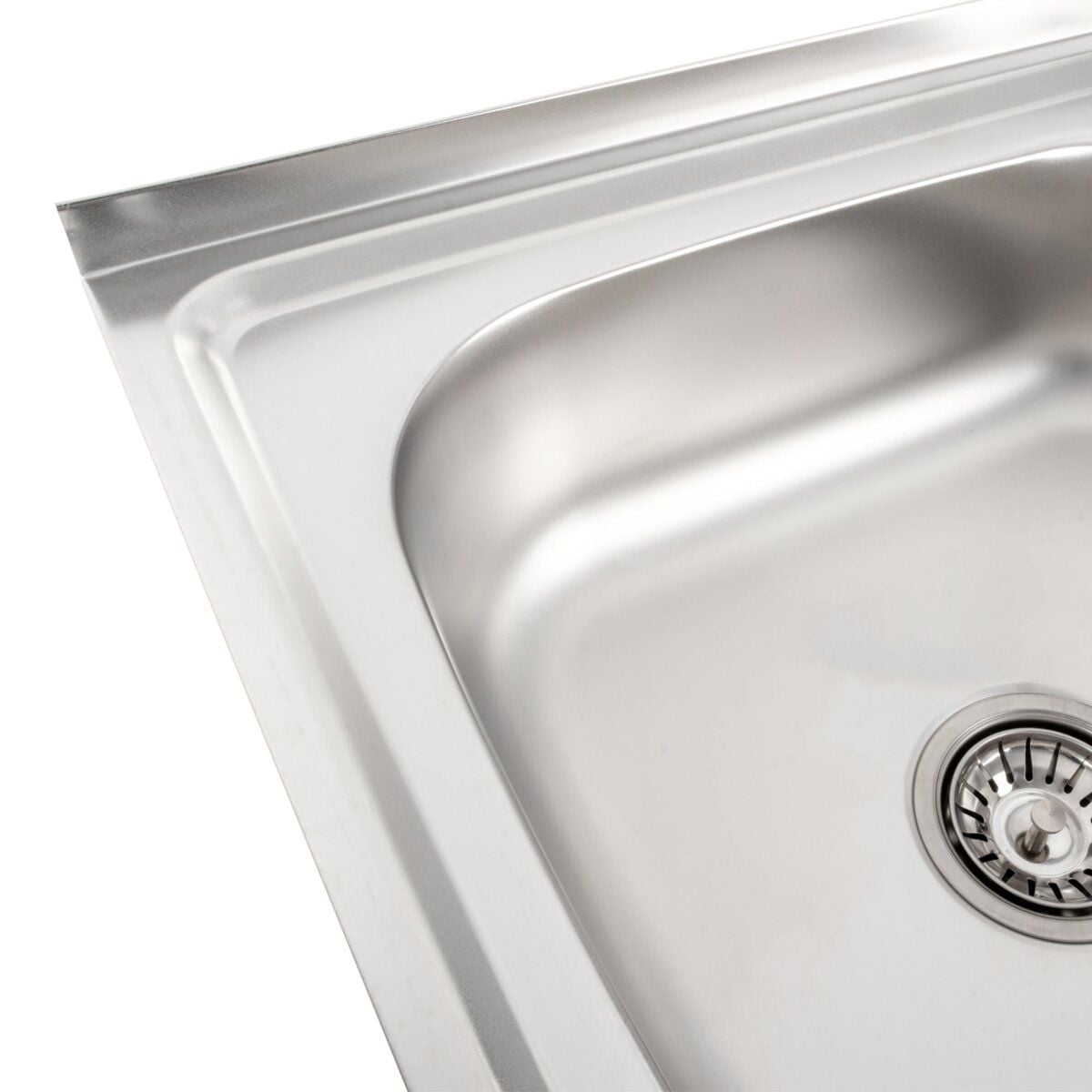 Мийка кухонна накладна 6050 L (0,7\160)мм Ліва Satin VALESO