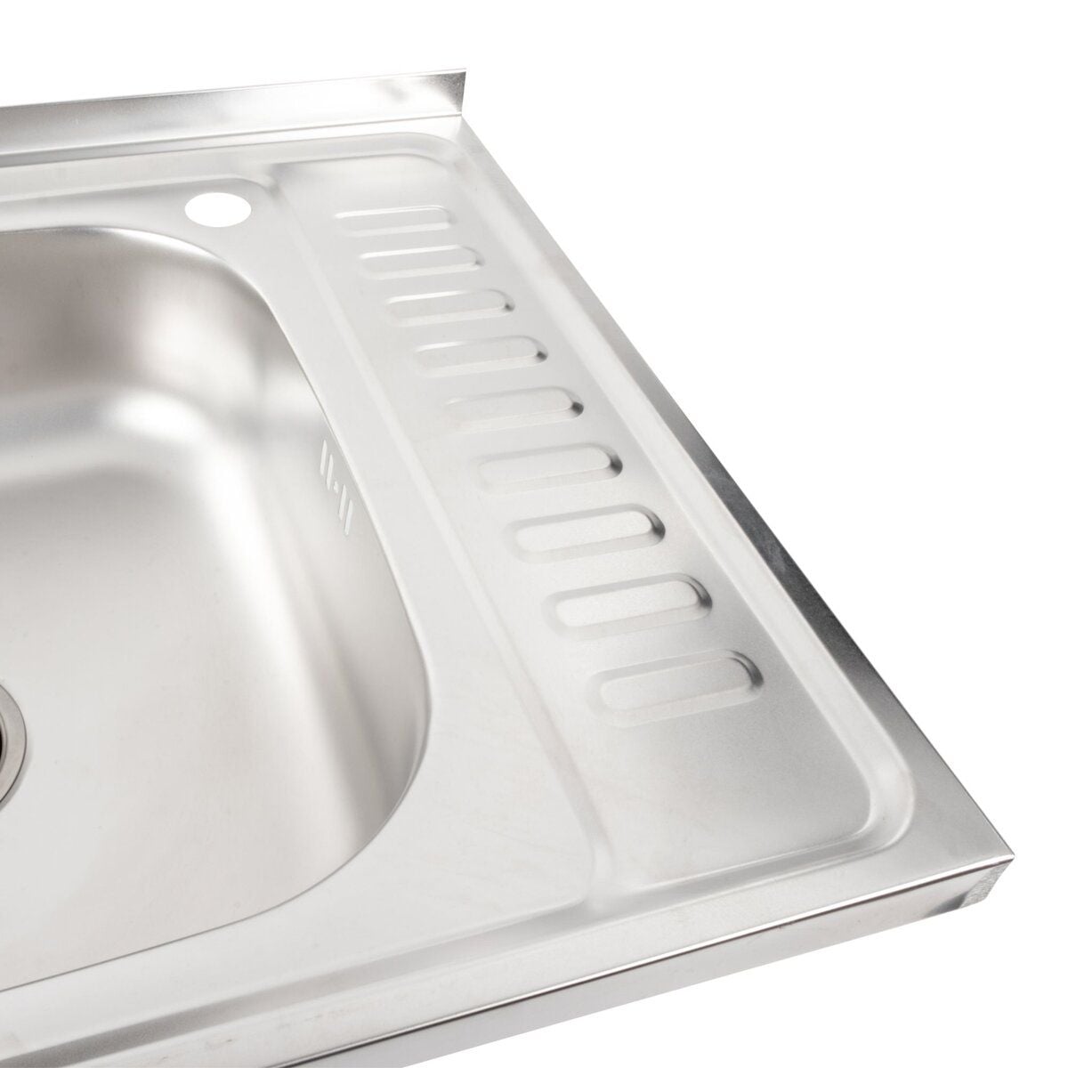 Мийка кухонна накладна 6050 L (0,7\160)мм Ліва Satin VALESO