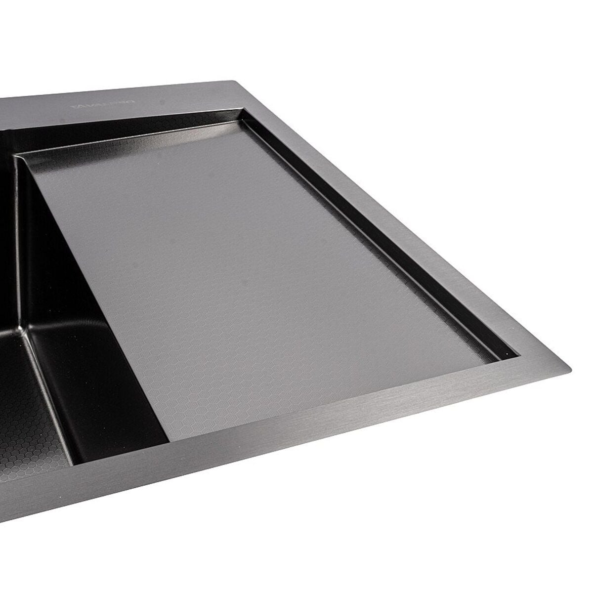 Мийка кухонна Handmade СМ 6550 L (3,0\0,8) Ліва PVD Black Decor VALESO