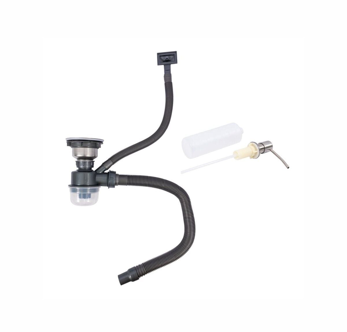 Мийка кухонна Handmade 6545 (3,0\1,5) PVD Black Brash VALESO