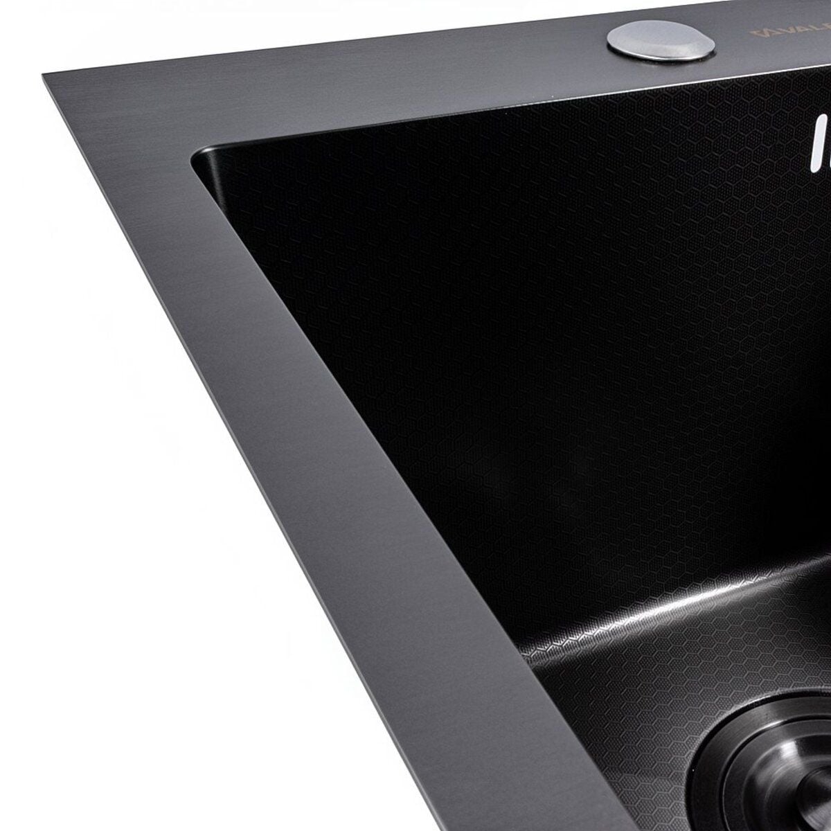 Мийка кухонна Handmade 4050 (3,0\0,8) PVD Black Decor VALESO