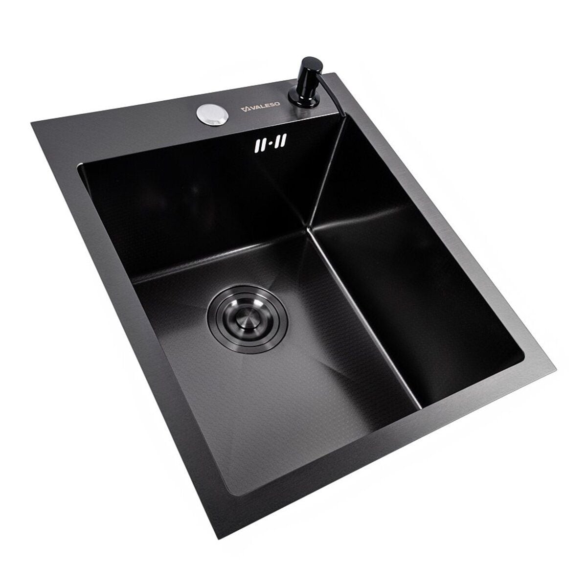 Мийка кухонна Handmade 4050 (3,0\0,8) PVD Black Decor VALESO