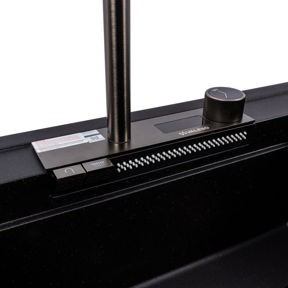 Мийка кухонна гранітна 7950 ATRUM матова (Карбон) VALESO