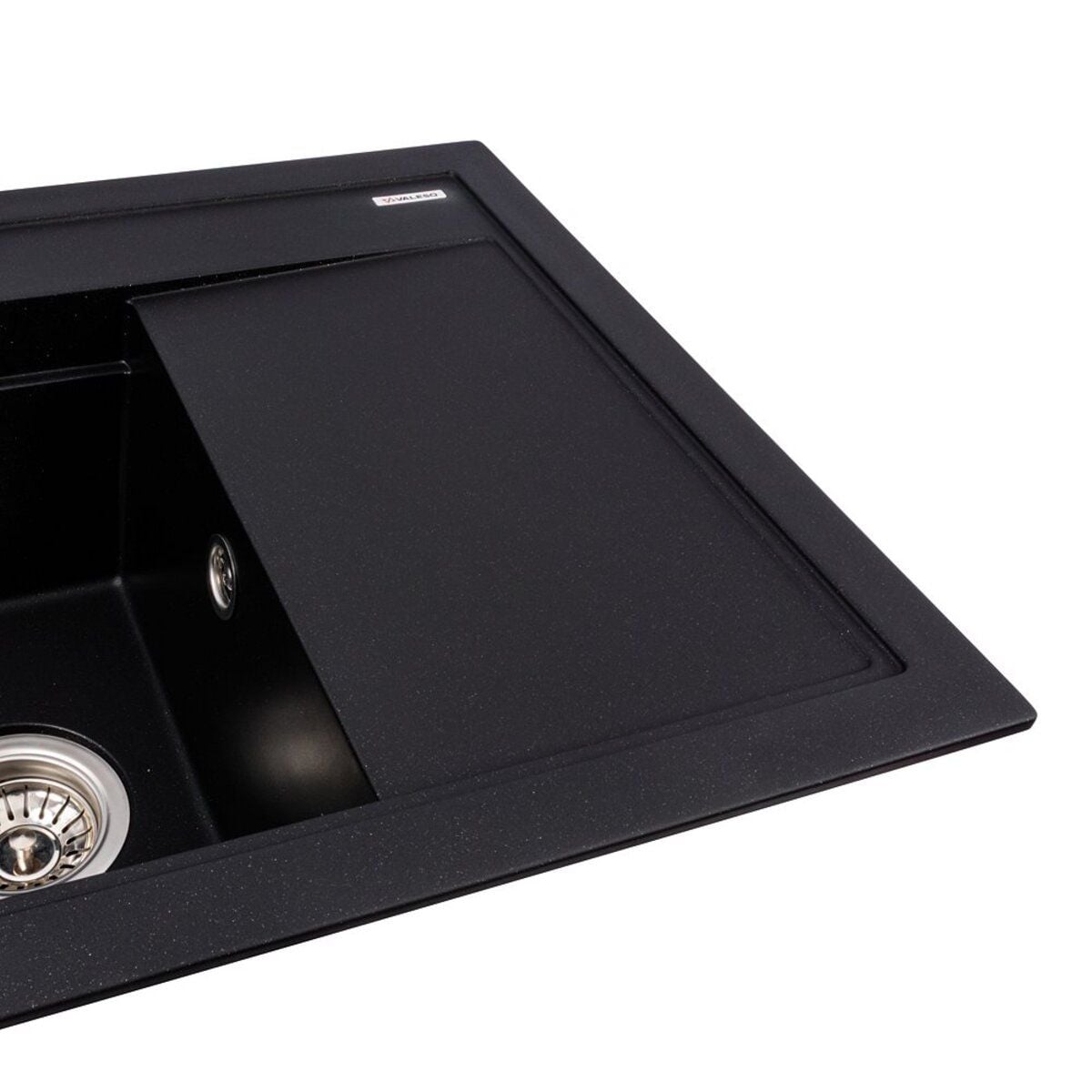 Мийка кухонна гранітна 7950 ATRUM матова (Карбон) VALESO