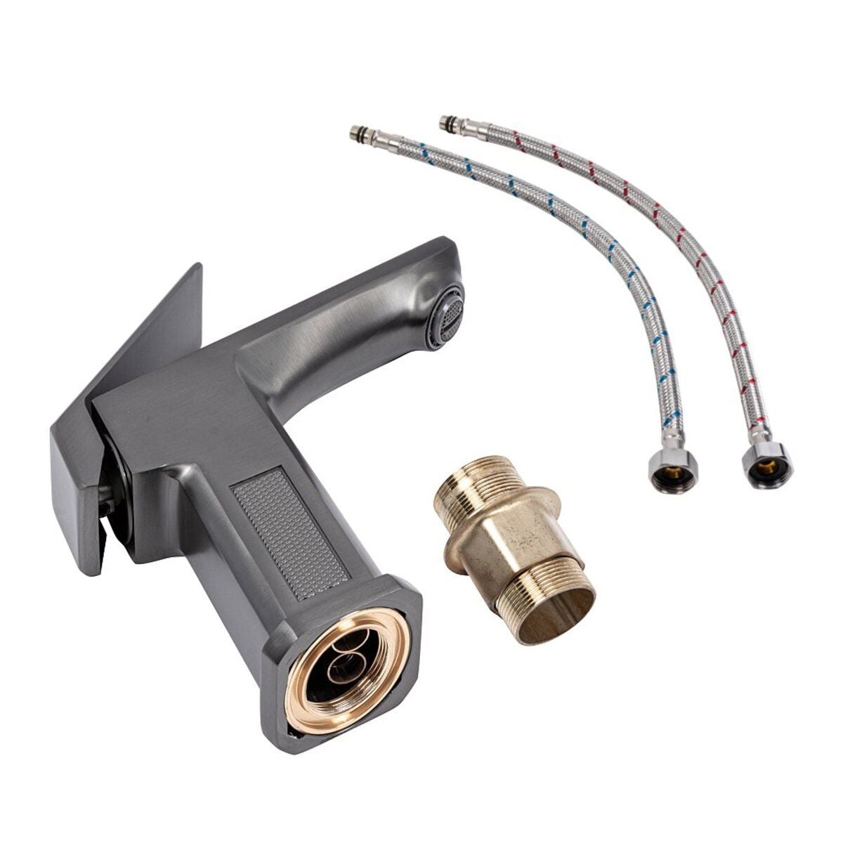 Змішувач для раковини NSF 026 PVD Black Brash VALESO